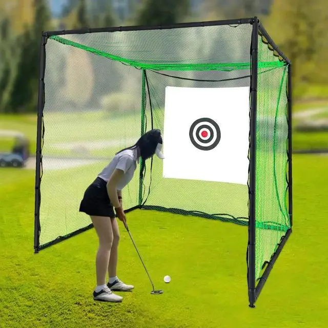 Alt view image 5 of 7 - Golf Hitting Cage Swing Practice Mat for Indoor Outdoor Golf
