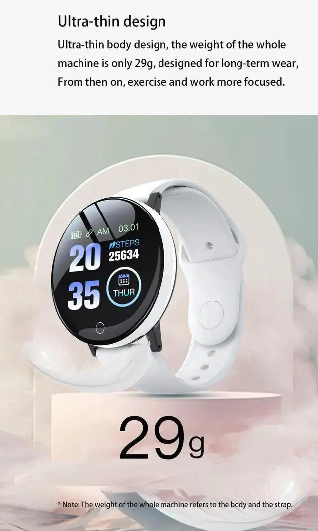 Alt view image 2 of 7 - New Smart Bracelet 2025 Real Step Count Fashion Alarm Clock