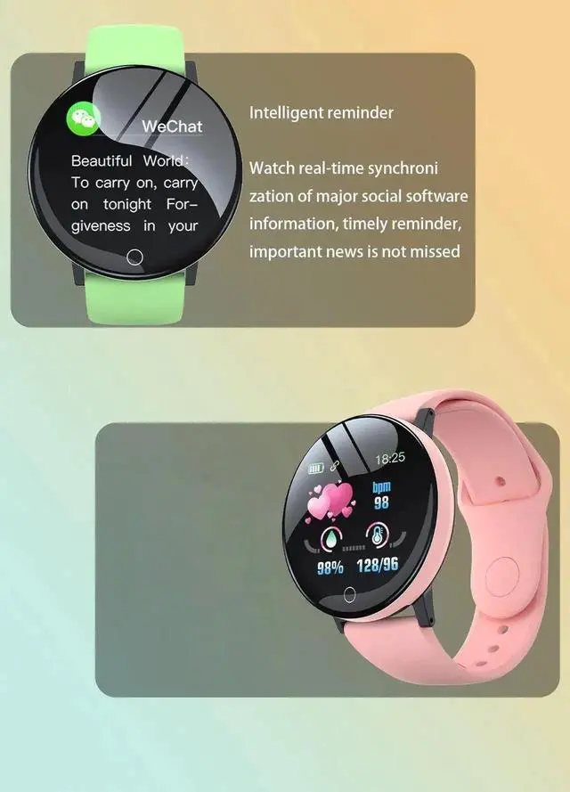 Alt view image 7 of 7 - New Smart Bracelet 2025 Real Step Count Fashion Alarm Clock