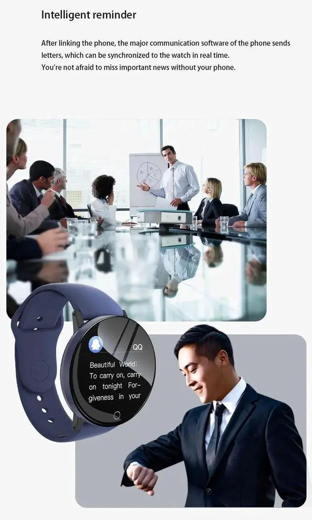 Alt view image 4 of 7 - New Smart Bracelet 2025 Real Step Count Fashion Alarm Clock