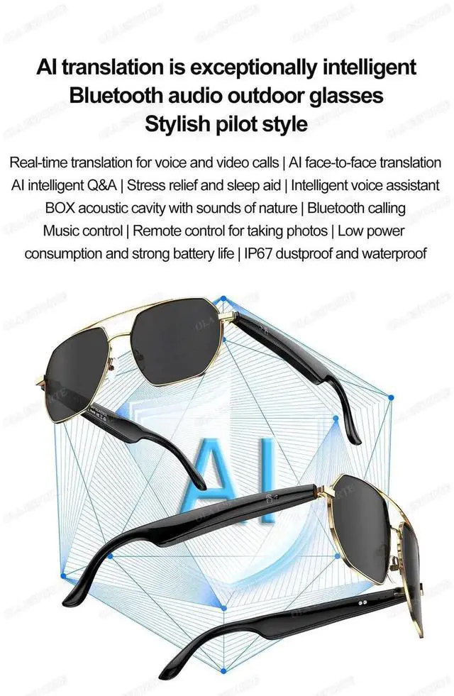 Main image of Smart Glasses AI Translation Glasses Smartglasses