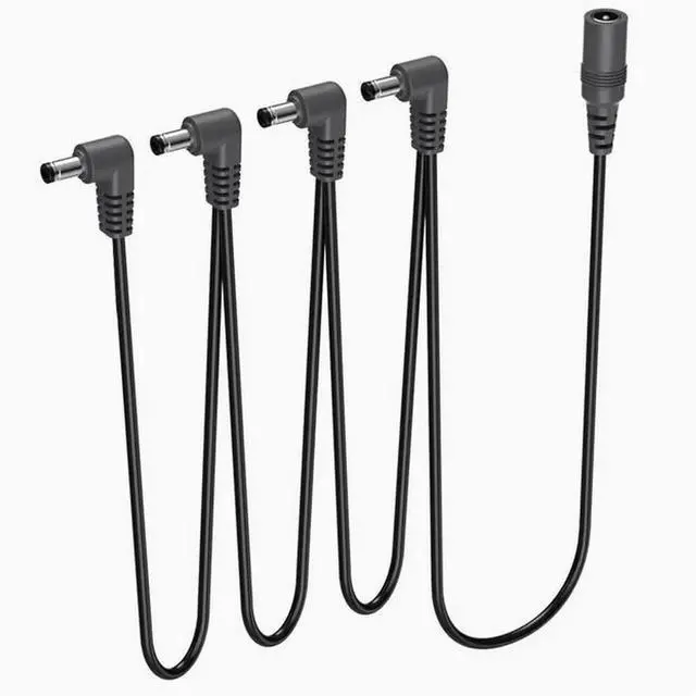 Alt view image 2 of 3 - DC power cable 5.5x2.1 Elbow Expansion topology cable splitter 5521 Charging cable