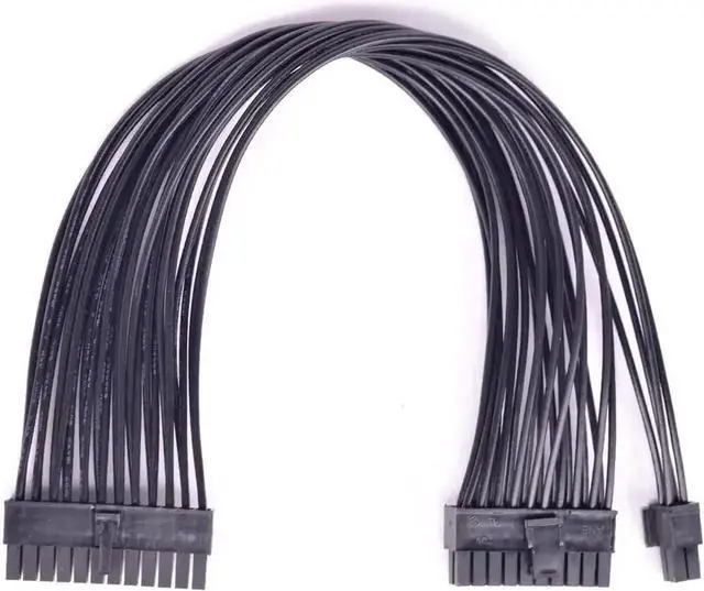 Main image of 2PCS  24pin to 20+4 Pin Port Power Supply Cable 24 Pin Male to 24Pin 20Pin Male ATX power adapter Cable