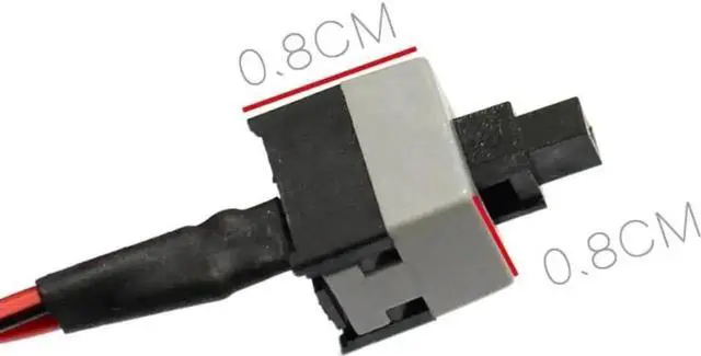 Alt view image 2 of 3 - 1pcs Reset Motherboard Cable Desktop Computer PC Case Power Button SW Switch Power Cord Cable Re-start Switch Cable for Mining