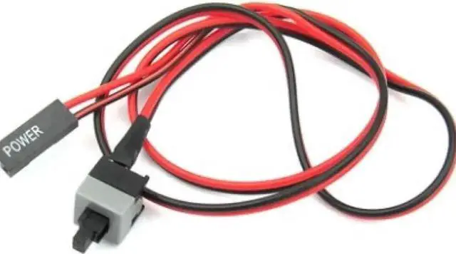 Main image of 1pcs Reset Motherboard Cable Desktop Computer PC Case Power Button SW Switch Power Cord Cable Re-start Switch Cable for Mining