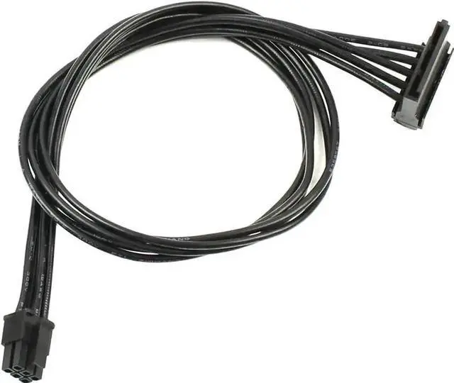 Alt view image 5 of 5 - 40CM 6Pin to SATA SDD Power Cable for Vostro 3070 3670 967 3977 3980 Desktop Computer Power Supply Expansion Cable