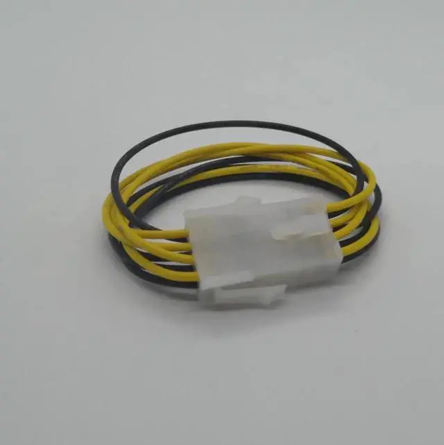 Alt view image 3 of 4 - 18CM power supply cable ATX 12V 8 pin male to 8pin female desktop computer CPU P8 extension cable cord PSU connector cord