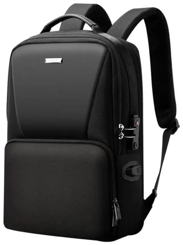 Main image of Bopai 61-02511 Business Travel Breathable Waterproof Anti-theft Man Backpack, Size: 30x15x44cm(Black)