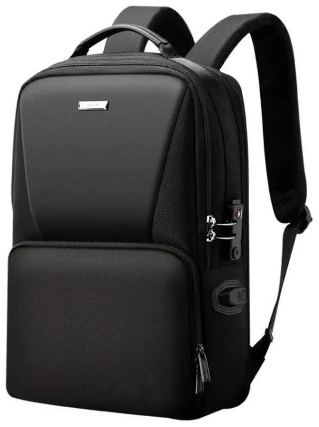 Alt view image 2 of 7 - Bopai 61-02511 Business Travel Breathable Waterproof Anti-theft Man Backpack, Size: 30x15x44cm(Black)