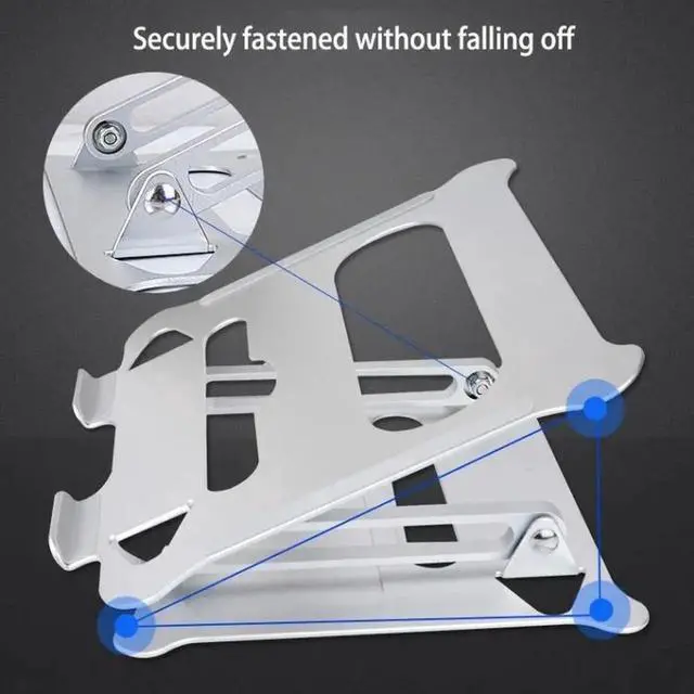 Alt view image 3 of 7 - Z12 Portable Foldable Notebook Desk Stand