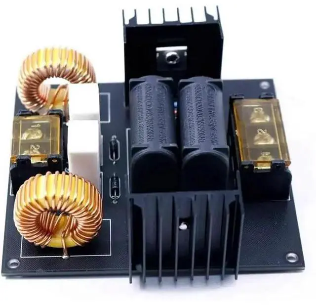 Alt view image 3 of 5 - Induction Heating Module Heat Generation high-Power high-Voltage Generator Drive Board DC12V 20A Tapless ZVS