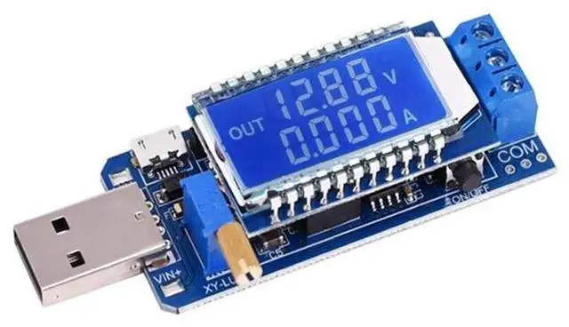 Alt view image 5 of 5 - DC-DC USB Step-Up/Step-Down Power Module LCD Display Power Supply Voltage Regulator Module 5V to 3.3V 9V 12V 24V