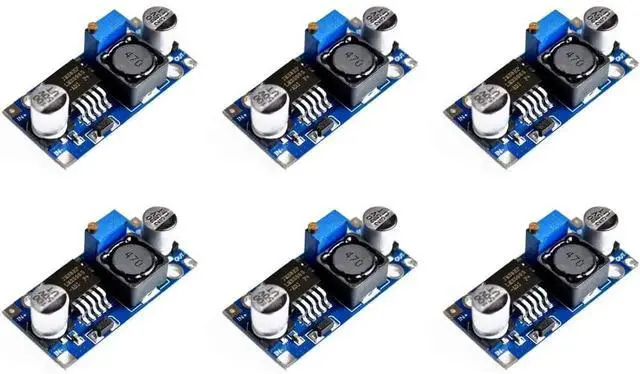 Main image of 6pcs LM2596 DC to DC 3A Buck Step-Down Power Module Supply High Efficiency Voltage Regulator Module