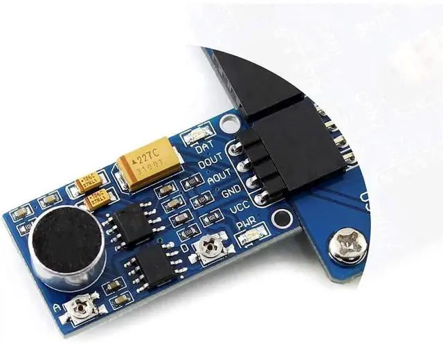 Main image of LM386 Sound Sensor Module Kit with Dupont Line Audio Integrated Power Amplifier Board Compatible with Arduino