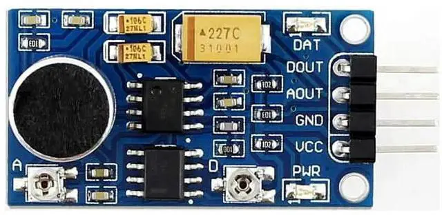 Alt view image 3 of 4 - LM386 Sound Sensor Module Kit with Dupont Line Audio Integrated Power Amplifier Board Compatible with Arduino