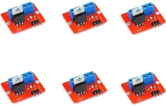 Main image of 6PCS IRF520 Driver Module MOS Tube Field Effect Tube Driver Module ARM Compatible with Raspberry Pi