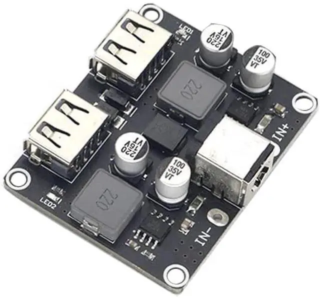 Alt view image 2 of 3 - USB QC2.0 QC3.0 Charging Step-Down Module Mobile DC-DC Step-Down Converter