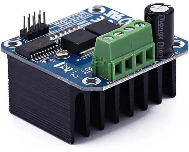 Alt view image 4 of 5 - 2PCS BTS7960 43A High Power Motor Driver Module/Smart Car Driver Module Compatible with Arduino Current Limit Semiconductor Refrigeration Drive