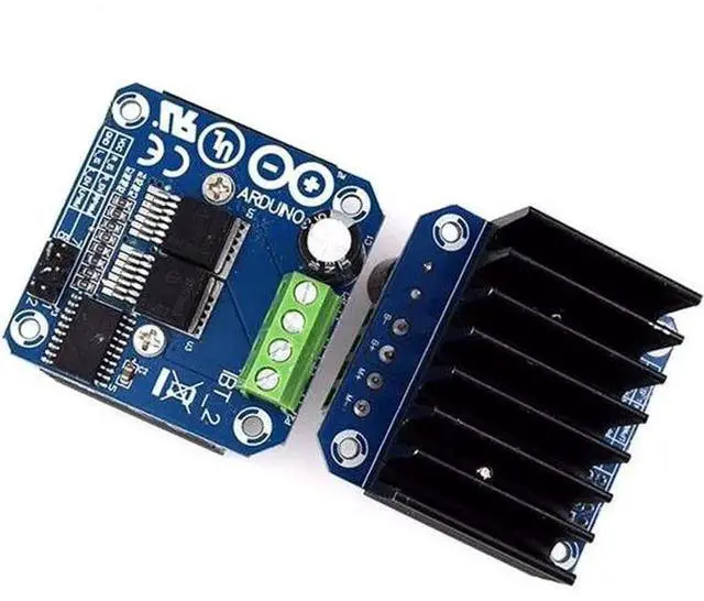 Alt view image 5 of 5 - 2PCS BTS7960 43A High Power Motor Driver Module/Smart Car Driver Module Compatible with Arduino Current Limit Semiconductor Refrigeration Drive