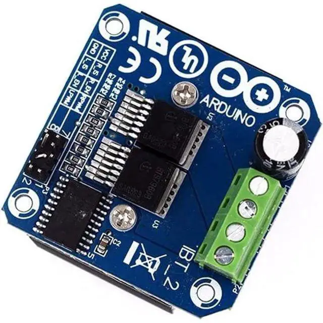 Alt view image 3 of 5 - 2PCS BTS7960 43A High Power Motor Driver Module/Smart Car Driver Module Compatible with Arduino Current Limit Semiconductor Refrigeration Drive