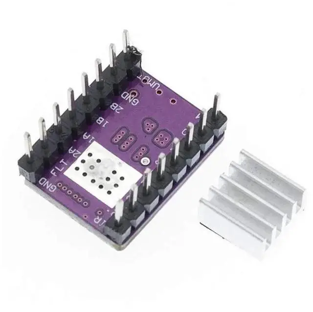 Alt view image 5 of 5 - 4 pcs DRV8825 Stepper Motor Driver Board with Heat Sink Compatible with 3D Printer CNC Engraving Machine