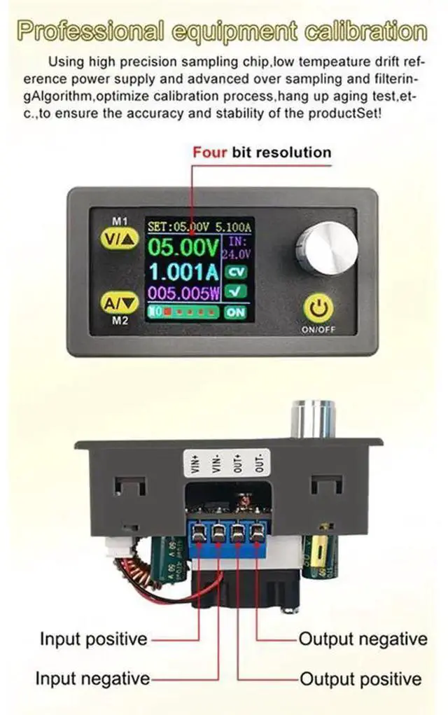 Alt view image 4 of 6 - WZ3605E DC DC Boost Converter CC CV 36V 5A Module Adjustable Regulated Laboratory Power Supply Voltmeter Ammeter,1 x DC Buck Converter,As Shown