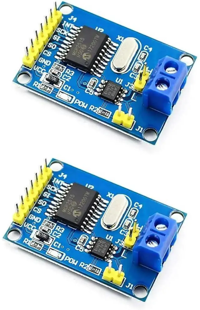 Main image of 2pcs MCP2515 TJA1050 Receiver SPI Protocol Program Routine CAN Bus Module