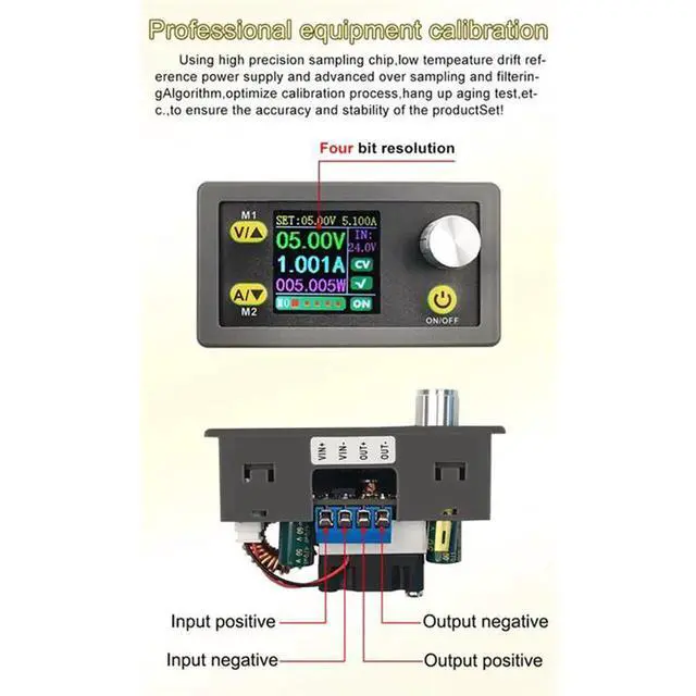 Alt view image 5 of 6 - WZ3605E DC DC Boost Converter CC CV 36V 5A Module Adjustable Regulated Laboratory Power Supply Voltmeter Ammeter,1 x DC Buck Converter,As Shown