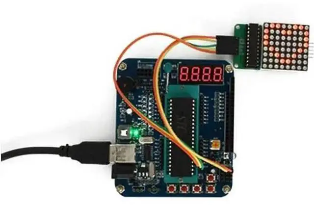 Alt view image 2 of 7 - MAX7219 Dot Matrix Module Display with 5pin Line