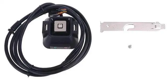 Main image of YIEMEEN Multifunctional USB 2.0 Computer PC Switch External Power On/Off Reset Button