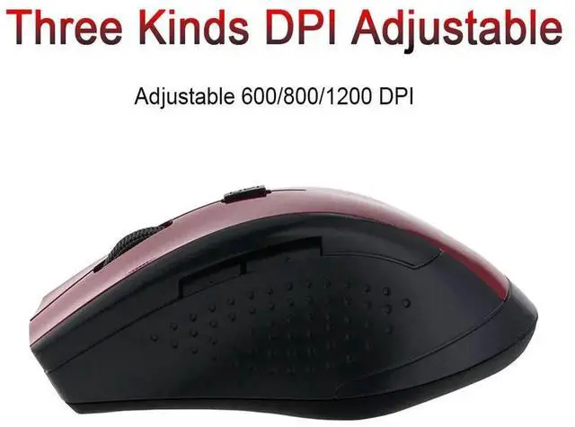 Alt view image 2 of 7 - 2.4Ghz Wireless Mouse Gamer for Computer PC Gaming Mouse Wit