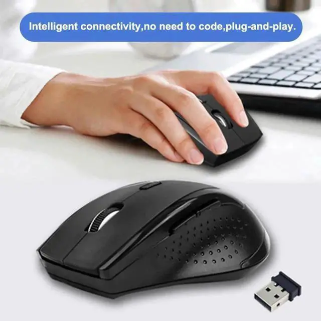 Alt view image 3 of 7 - 2.4Ghz Wireless Mouse Gamer for Computer PC Gaming Mouse Wit