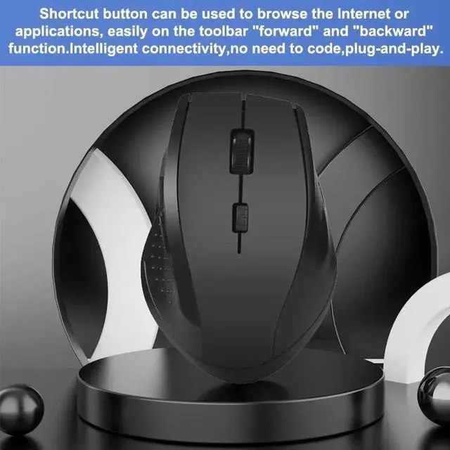 Alt view image 7 of 7 - 2.4Ghz Wireless Mouse Gamer for Computer PC Gaming Mouse Wit