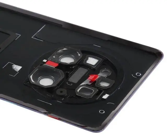 Alt view image 4 of 5 - Original Battery Back Cover with Camera Lens Cover for Huawei Mate 40 Pro (Black)