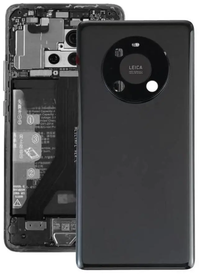 Main image of Original Battery Back Cover with Camera Lens Cover for Huawei Mate 40 Pro (Black)