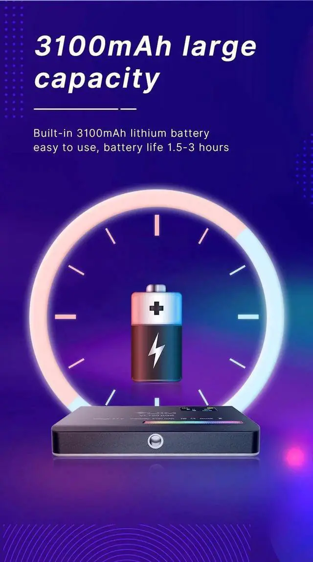 Alt view image 6 of 7 - Ulanzi VL120 RGB Camera Video Light Mini Portable 3100mAh Ph