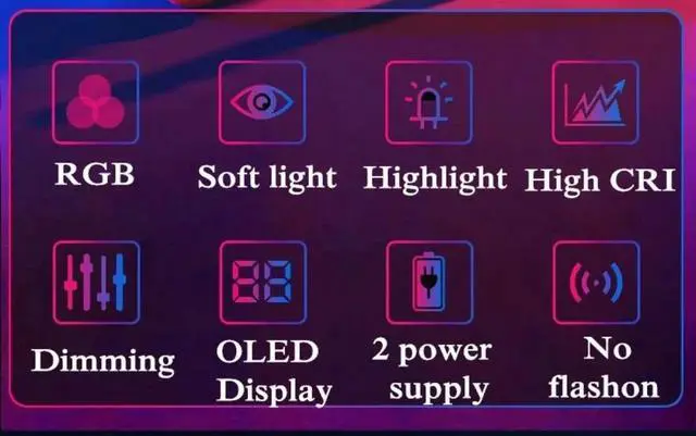 Alt view image 2 of 7 - RGB Handheld LED Light Wand Colorful Photography Lighting St