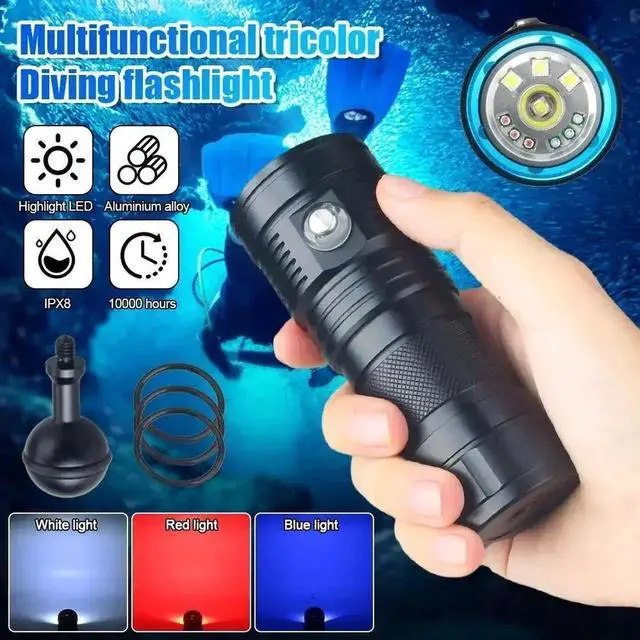 Alt view image 4 of 7 - Professional 100M Underwater lamp LED Photography Light Lamp
