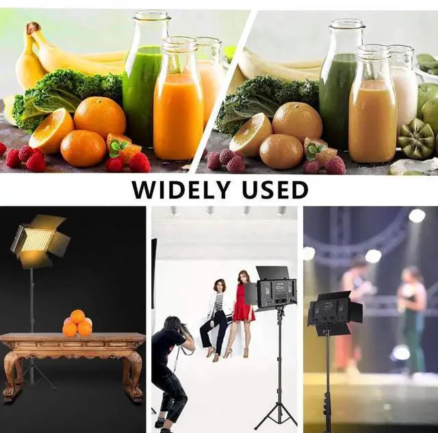 Alt view image 3 of 7 - Nagnahz U800+ LED Video Light Photo Studio Lamp Bi-Color 250