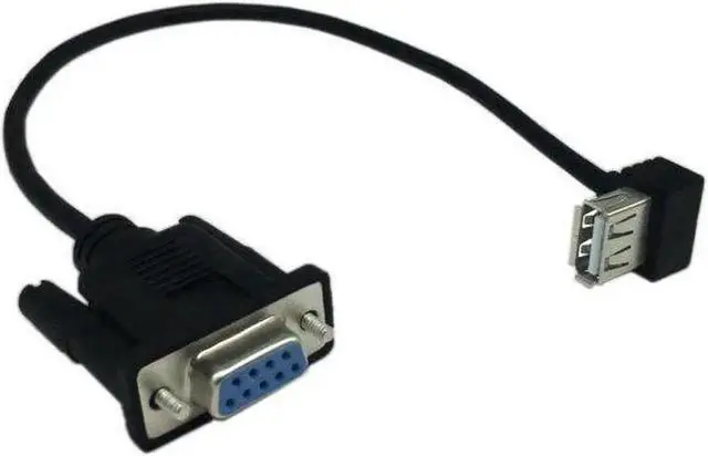 Alt view image 5 of 6 - RS232 DB9 Female to USB 2.0 A Female Serial Cable Adapter Converter 8" Inch 25cm
