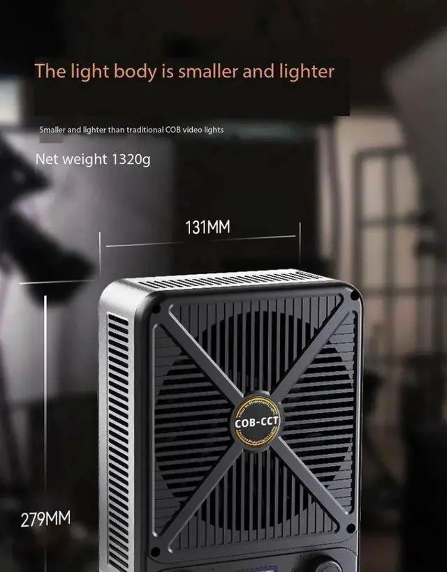 Alt view image 4 of 7 - LIYADI G230W LED COB Photography Lamp Professional Video Lig