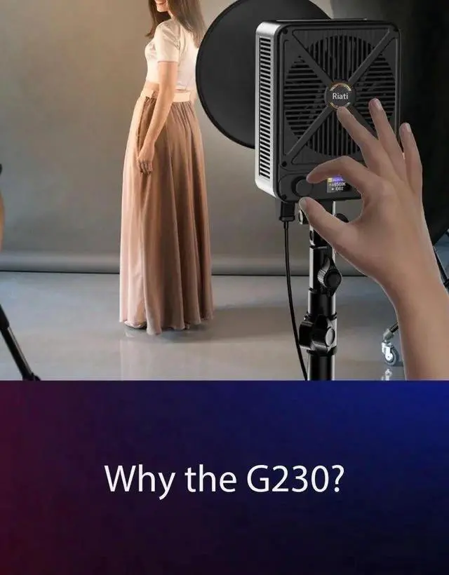 Alt view image 6 of 7 - LIYADI G230W LED COB Photography Lamp Professional Video Lig