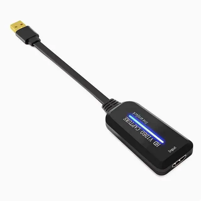 Main image of 4K HD HDMI to USB video capture card USB2.0 computer game live recording line is 0.2 meters long