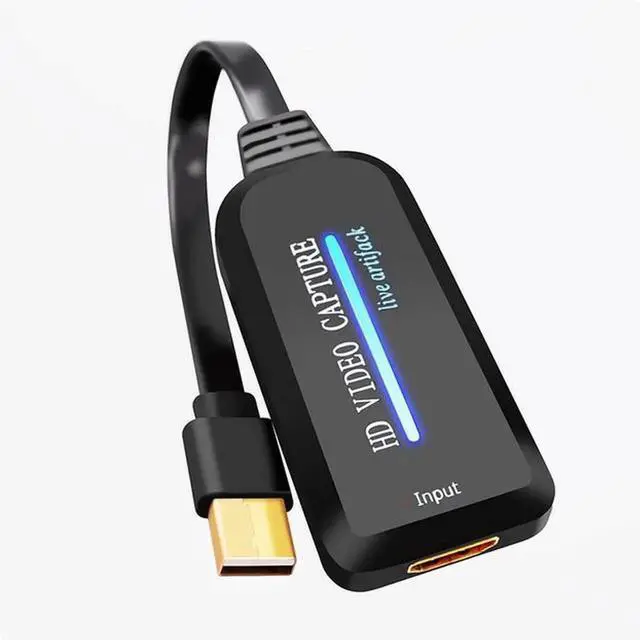 Alt view image 2 of 4 - 4K HD HDMI to USB video capture card USB2.0 computer game live recording line is 0.2 meters long