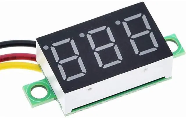 Alt view image 5 of 5 - 6pcs 0.36'' 3-Digit 7-Segment Display Voltmeter Three-Wire DC 0V-32V 3-Digit LED Display LED Digital Tube