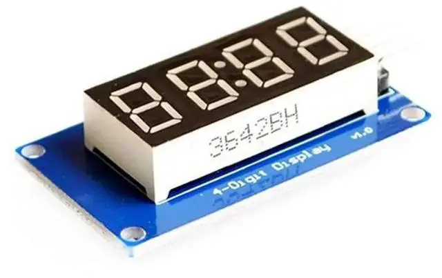 Alt view image 4 of 4 - 8pcs TM1637 4-Digit Co-Anode Digital Tube Display Module Red LED Segment Clock Display Adjustable LED Brightness
