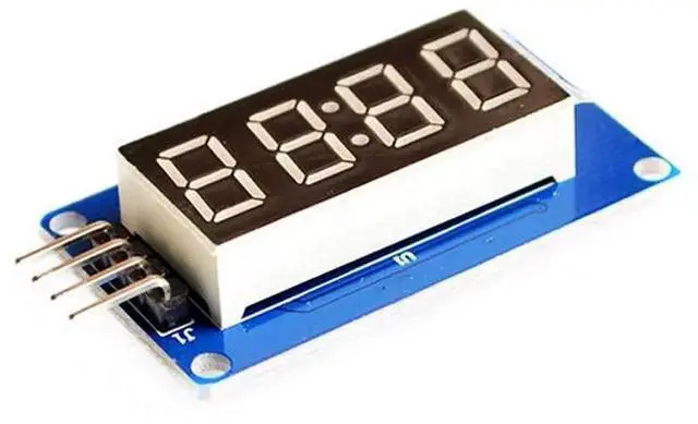 Alt view image 3 of 4 - 8pcs TM1637 4-Digit Co-Anode Digital Tube Display Module Red LED Segment Clock Display Adjustable LED Brightness