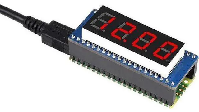 Alt view image 4 of 5 - Compatible with Raspberry Pi Pico 4-Digit 8-Segment Digital Tube Expansion Board