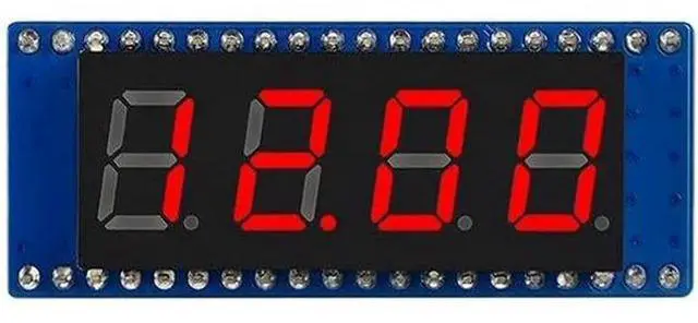 Alt view image 5 of 5 - Compatible with Raspberry Pi Pico 4-Digit 8-Segment Digital Tube Expansion Board