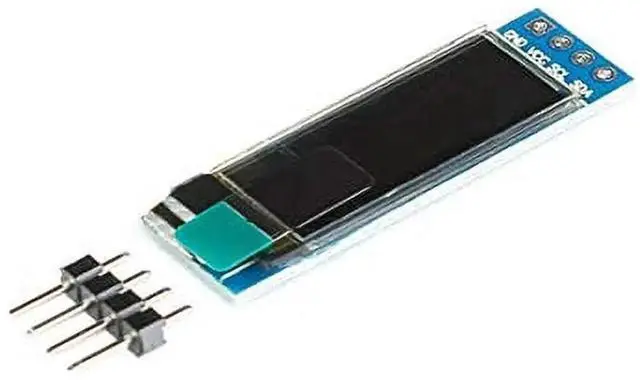 Alt view image 5 of 5 - 2pcs 0.91 inch OLED Display Module White Blue Color Display I2C Interface SSD1306 OLED Screen Driver DC 3.3V~5V Compatible with Arduino Raspberry Pi